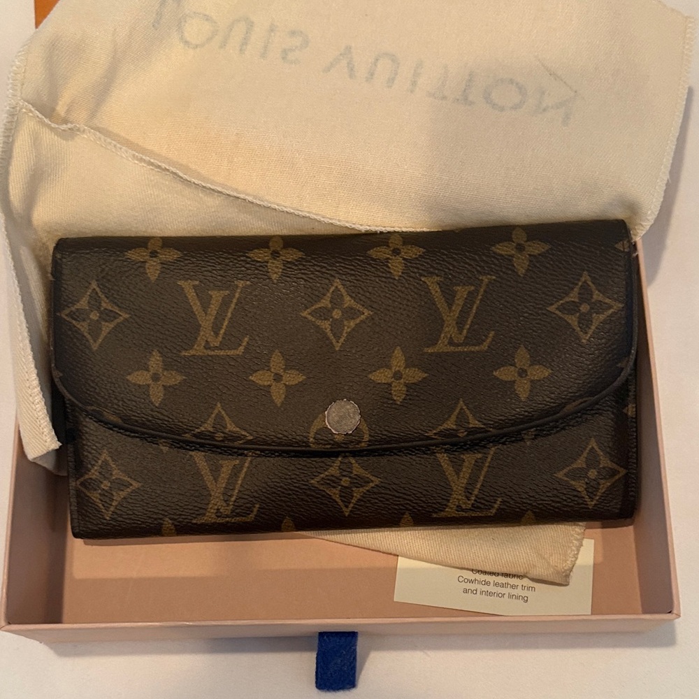 Louis Vuitton Dark Brown Monogram Sarah Wallet